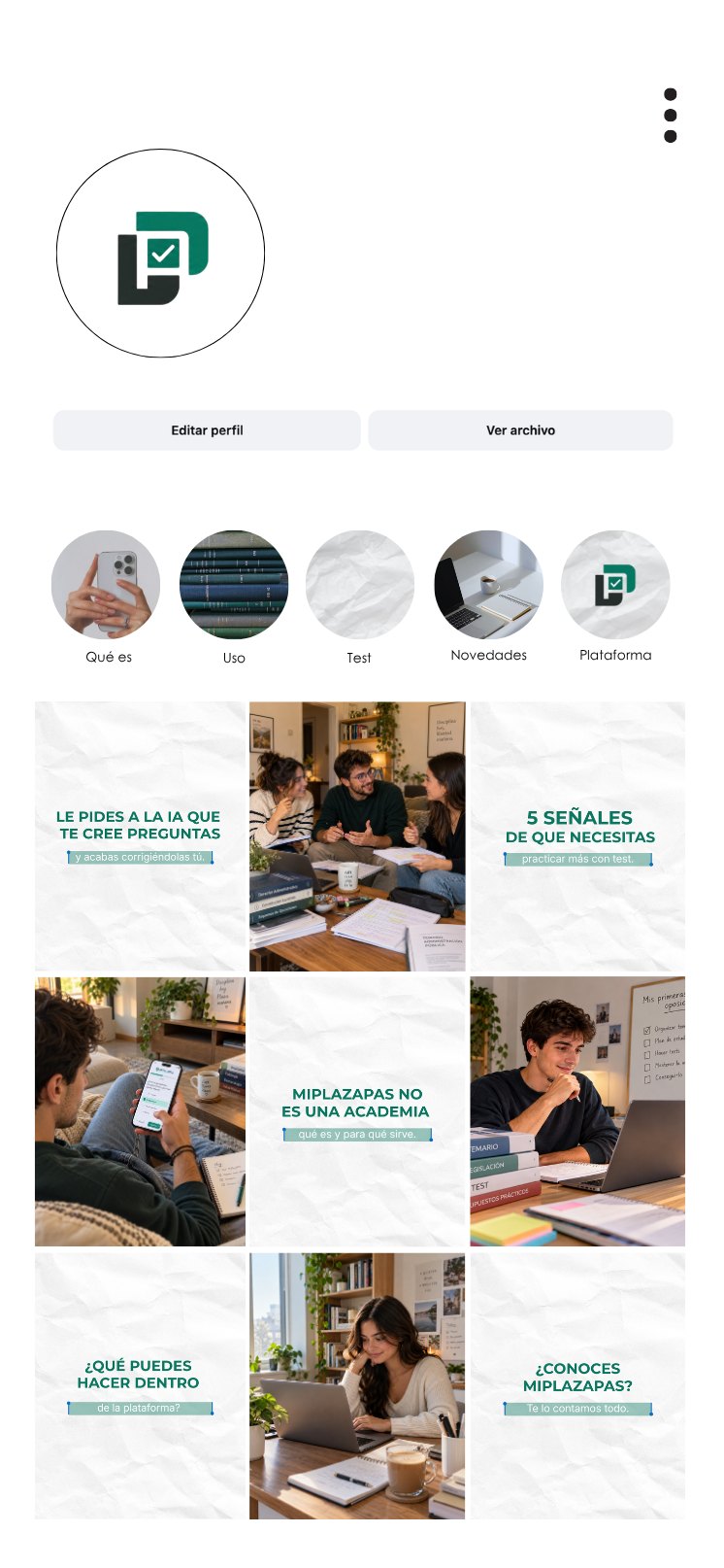 Feed de Instagram de Mi Plaza Pass gestionado por Oneh Social Media